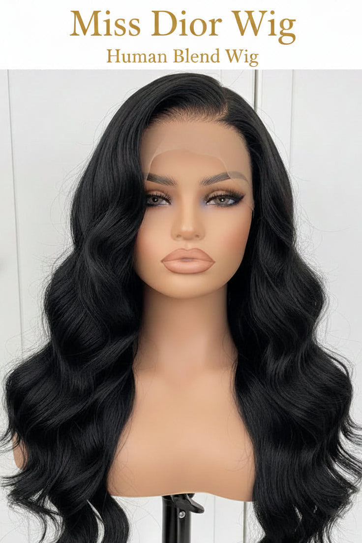 Miss Dior Wig(human blend wig)