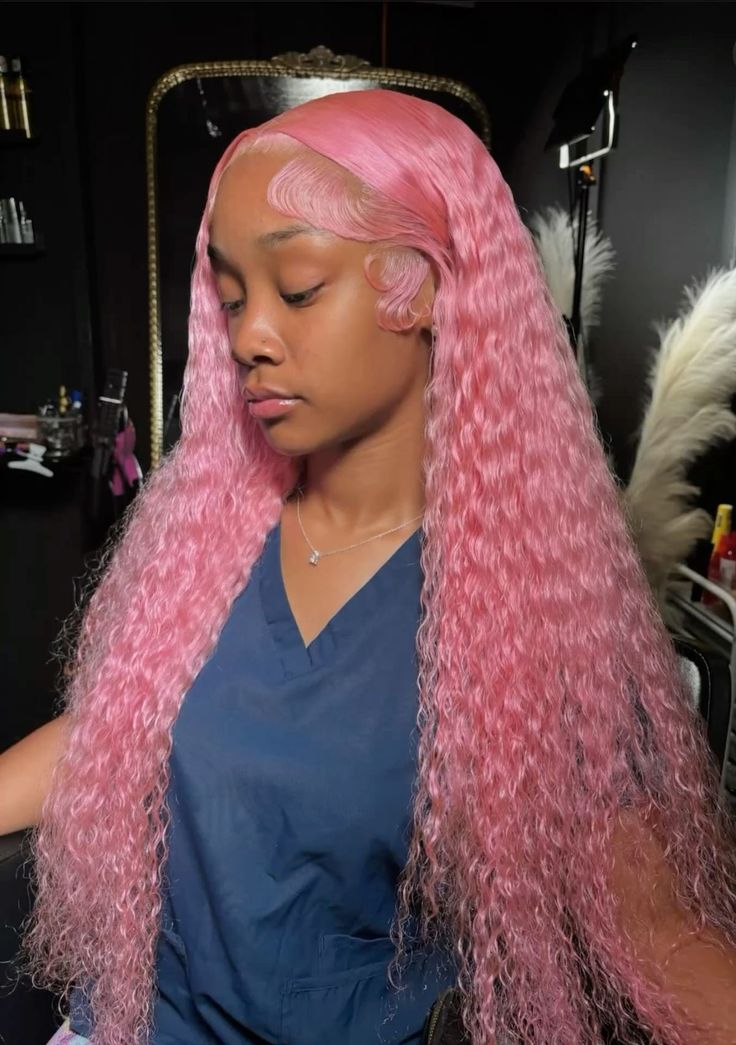Pink kisses Wig