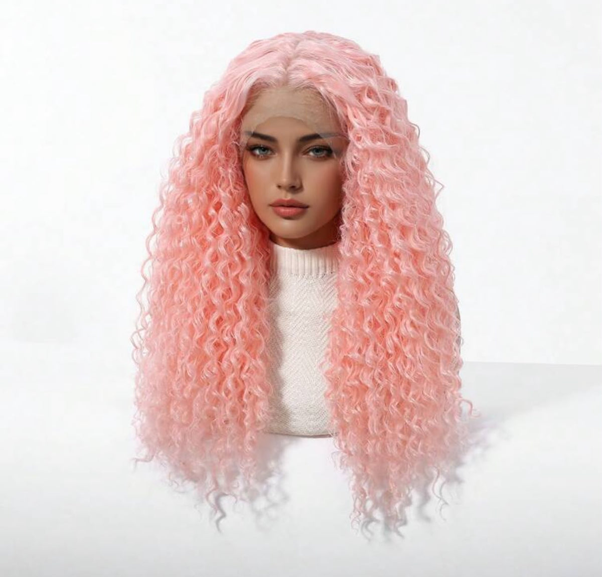 Pink kisses Wig